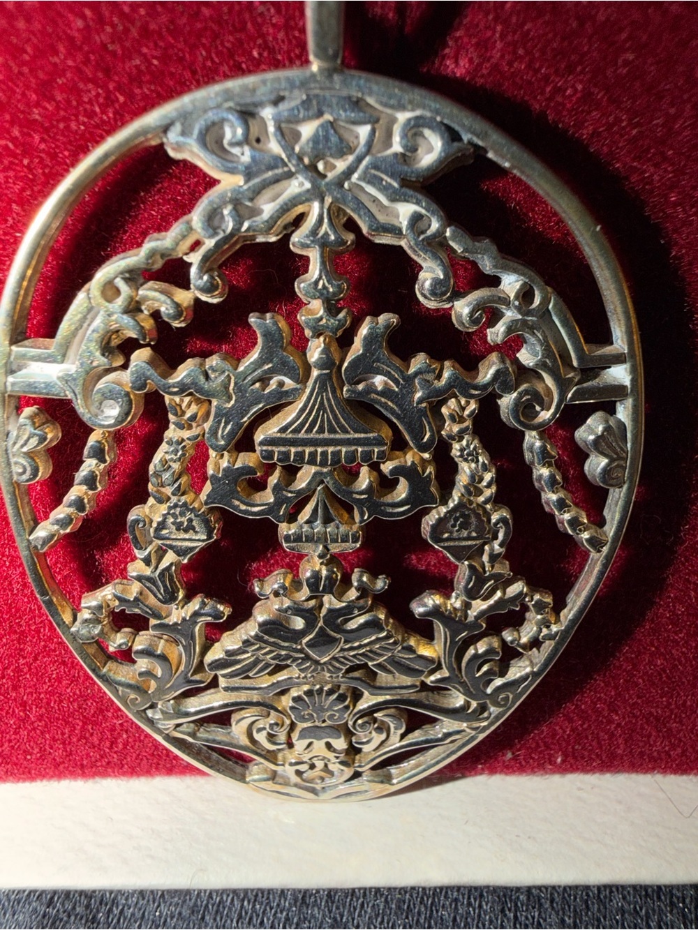 Vintage Sterling Silver pendant by Hand & Hammer NIB